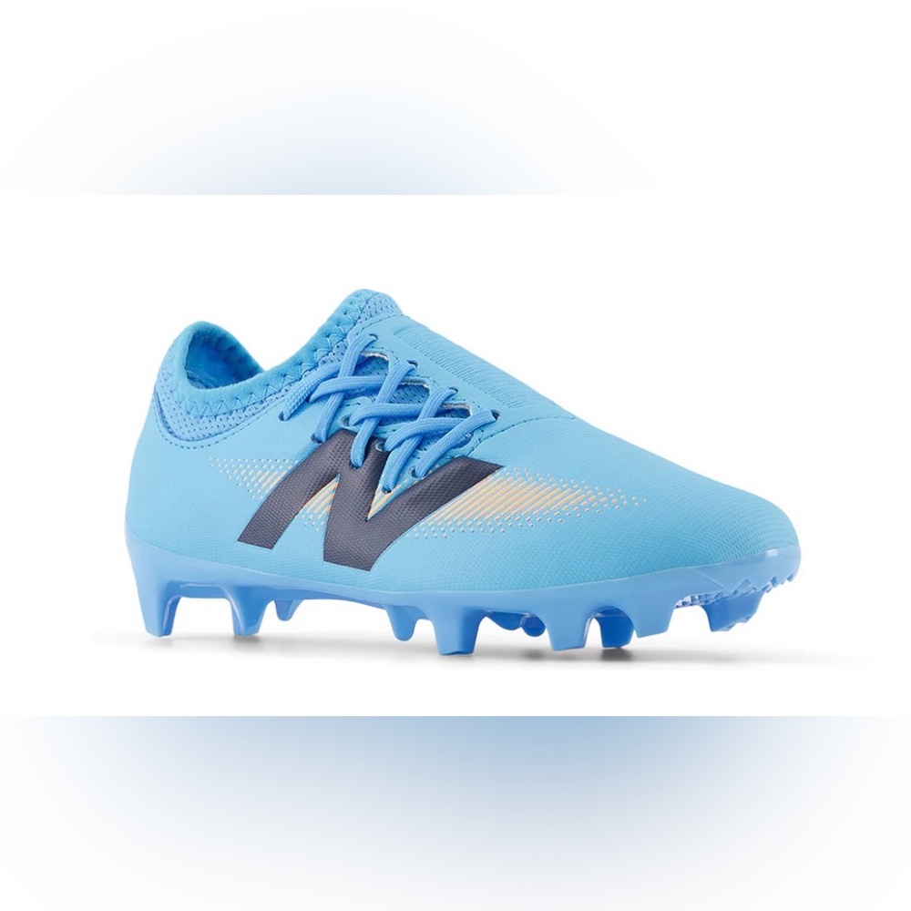 New Balance cleats/junior 4 
Light Blue/ knitted collar/  athletic footwear
